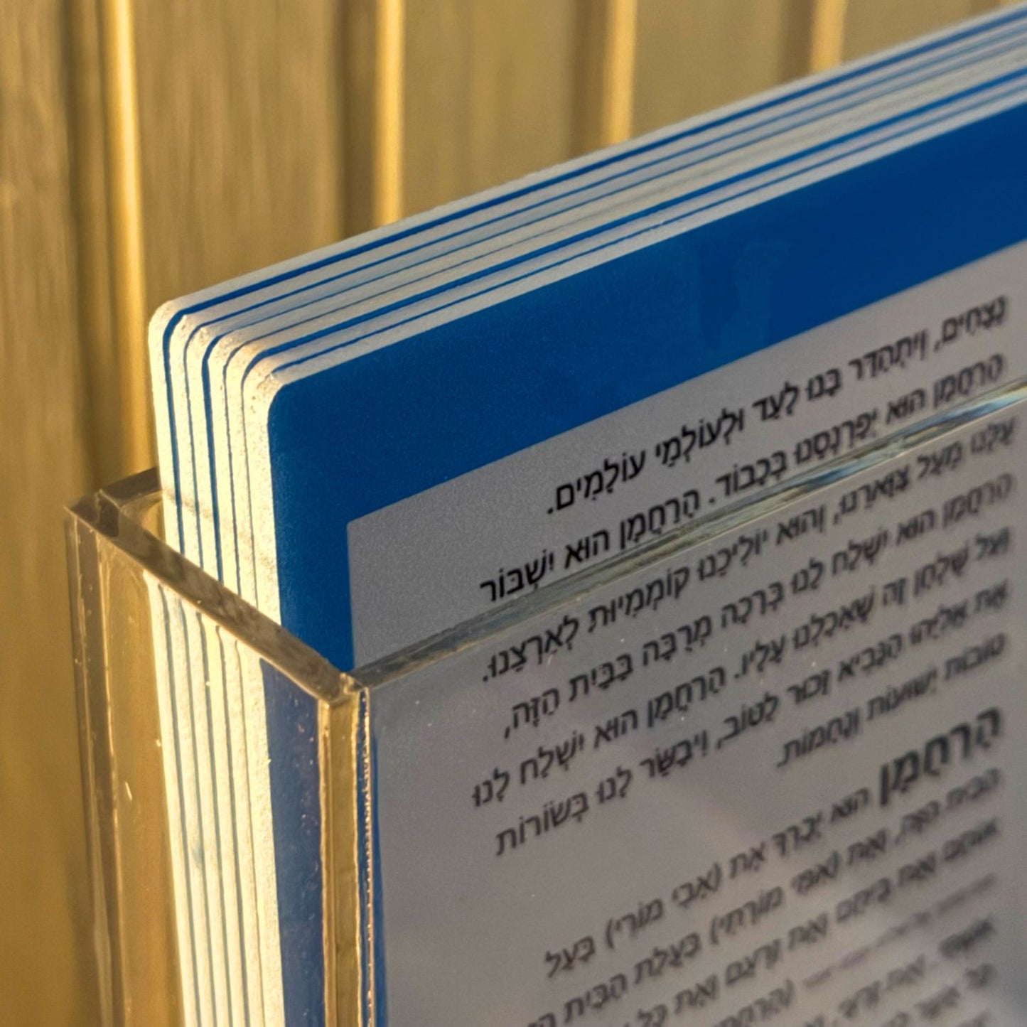 Kotel Bencher Set with Lucite Holder - Pre Order *Closed*