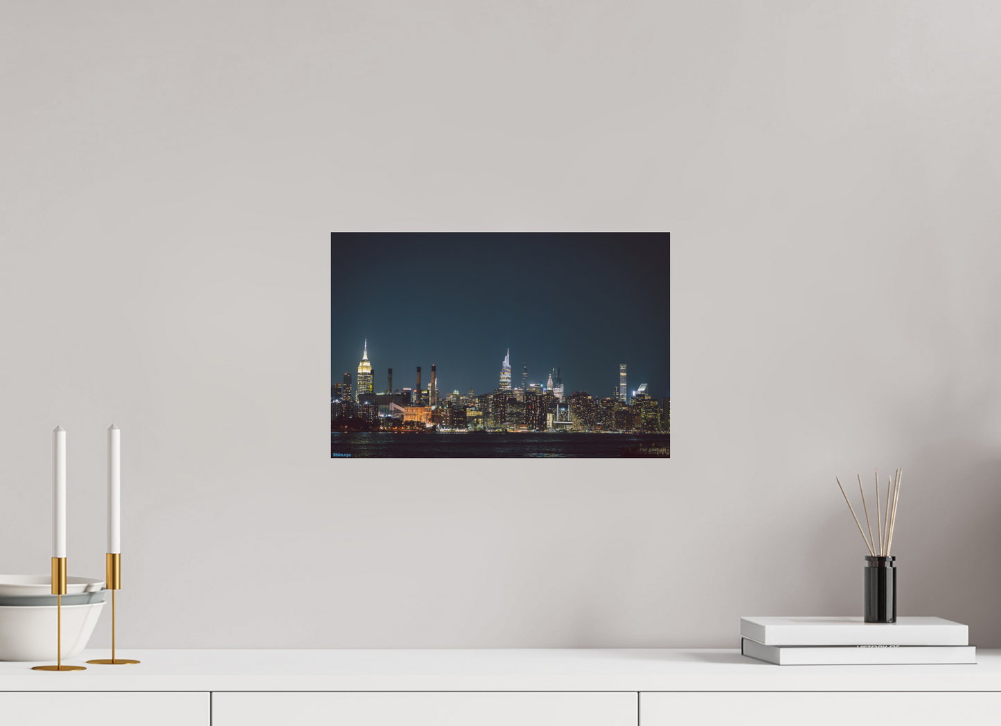 15 x 10″, Acrylic Night NYC